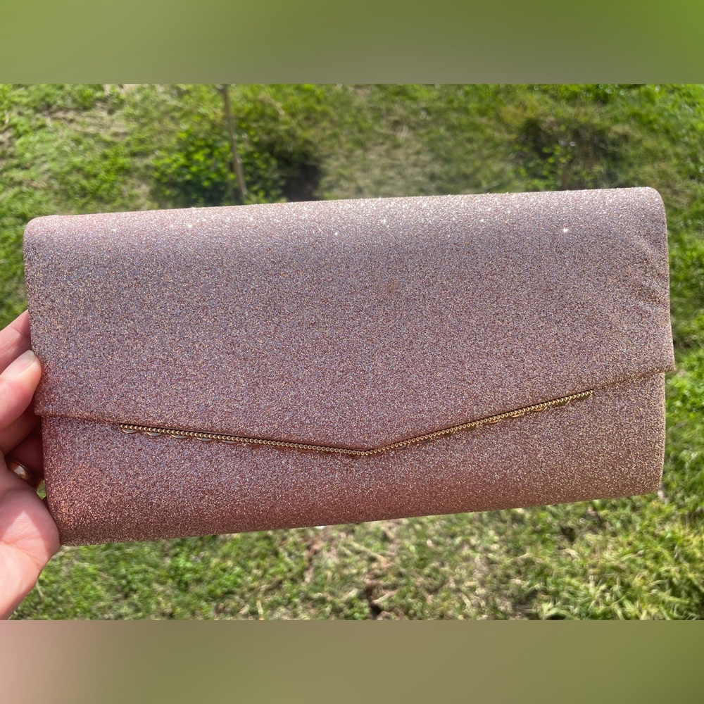Elegant Pink Clutch Bag
